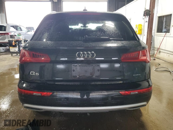 2020 Audi Q5 Premium Plus with VIN WA1BNAFY4L2016864, listed as a Copart auction lot 65943315 with 19,704 mi miles and Salvage title. Bid and sale history available at DreamBid. Image 6.