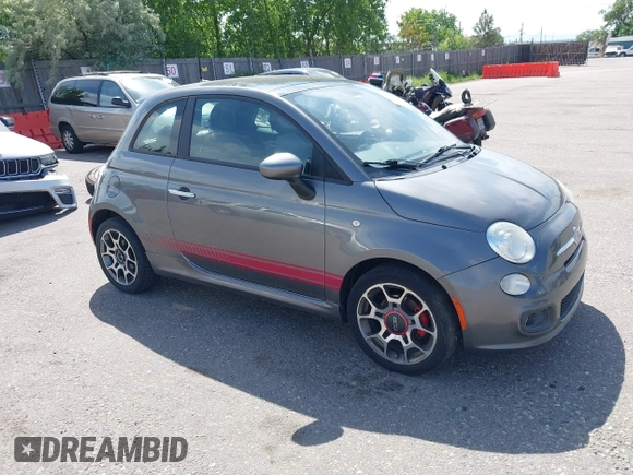 2012 FIAT 500 Sport with VIN 3C3CFFBR4CT303823, listed as a IAAI auction lot 42349347 with 145,773 mi miles and . Bid and sale history available at DreamBid. Image 1.