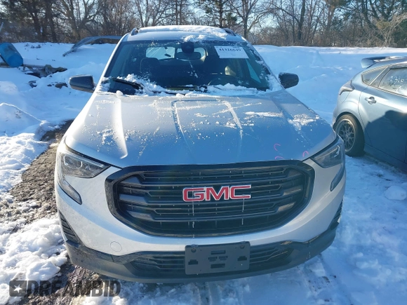 2021 GMC Terrain SLE with VIN 3GKALMEV7ML319092, listed as a IAAI auction lot 41326649 with 34,000 mi miles and . Bid and sale history available at carsss.com. Image 12.