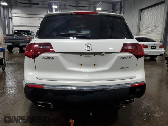2010 Acura MDX with VIN 2HNYD2H23AH505336, listed as a Copart auction lot 89160365 with 193,112 mi miles and Salvage title. Bid and sale history available at DreamBid. Image 6.