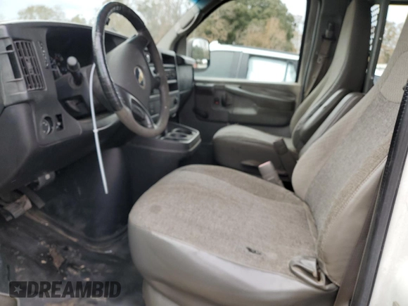 2011 Chevrolet Express Cargo Van with VIN 1GCZGUCG6B1148251, listed as a Copart auction lot 42581275 with Not Provided miles and Salvage Title. Bid and sale history available at carsss.com. Image 7.