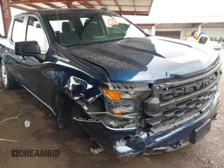 2022 Chevrolet Silverado 1500 Custom with VIN 3GCPDBEK2NG522754, listed as a IAAI auction lot 41446911 with 19,575 mi miles. Bid and sale history available at carsss.com. Image 6.