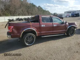 2015 Ford F-150 XL with VIN 1FTEW1CG1FKF02919, listed as a Copart auction lot 43647265 with 0 mi miles and Non Repairable. Bid and sale history available at carsss.com. Image 3.