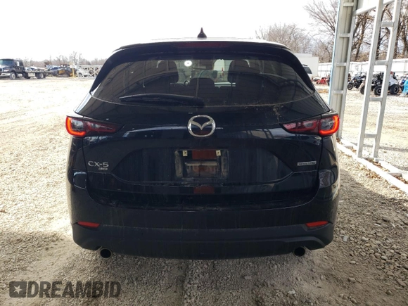 2023 Mazda CX-5 2.5 S Preferred Package with VIN JM3KFBCM2P0273945, listed as a Copart auction lot 46527055 with 21,555 mi miles and Salvage Title. Bid and sale history available at carsss.com. Image 6.