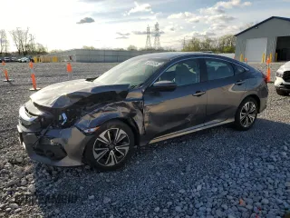2017 Honda Civic Sedan EX-T with VIN 19XFC1E33HE002127, listed as a Copart auction lot 53803365 with 70,075 mi miles and Salvage Title. Bid and sale history available at carsss.com. Image 1.