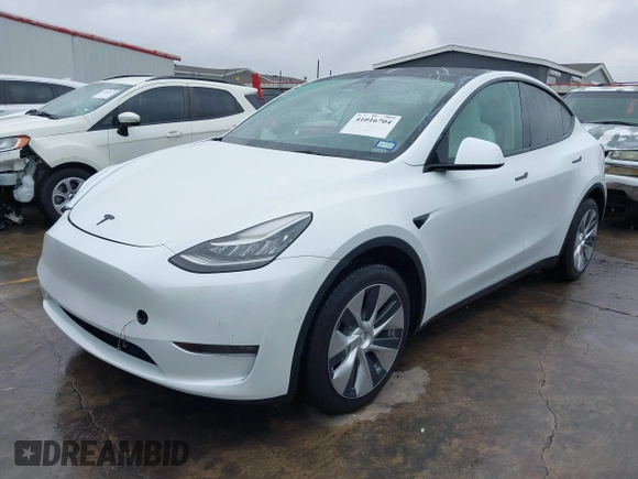 2022 Tesla Model Y Long Range with VIN 7SAYGDEE3NF380067, listed as a IAAI auction lot 41016704 with 52,180 mi miles and . Bid and sale history available at DreamBid. Image 24.