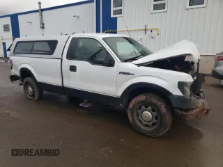 2010 Ford F-150 XL with VIN 1FTMF1C80AKE27627, listed as a Copart auction lot 82574584 with 360,892 mi miles and Salvage Title. Bid and sale history available at carsss.com. Image 4.