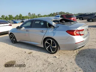 2019 Honda Accord Sport with VIN 1HGCV1F35KA046086, listed as a Copart auction lot 55539125 with 72,305 mi miles and Salvage Title. Bid and sale history available at DreamBid. Image 2.