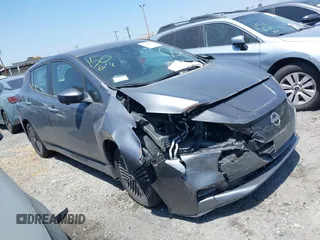 2024 Nissan LEAF SV Plus z VIN 1N4CZ1CV3RC552397, wystawiony jako IAAI lot #41970158 z przebiegiem 6 850 mil mil oraz . Historia ofert i sprzedaży dostępna na DreamBid. Obrazek 1.