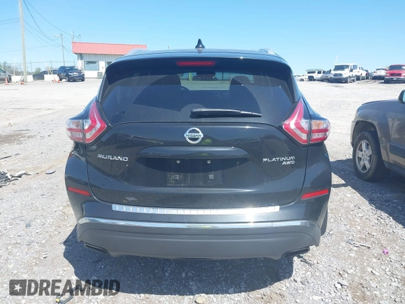 2017 Nissan Murano SL with VIN 5N1AZ2MH3HN111903, listed as a IAAI auction lot 41984282 with 100,514 mi miles and . Bid and sale history available at carsss.com. Image 16.