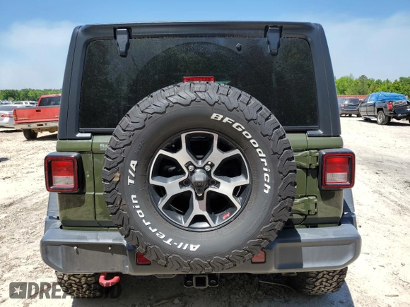 2020 Jeep Wrangler Unlimited Rubicon z VIN 1C4HJXFG9LW291418, wystawiony jako Copart lot #53009235 z przebiegiem 49 613 mil mil oraz Szkoda całkowita • Salvage title. Historia ofert i sprzedaży dostępna na DreamBid. Obrazek 6.