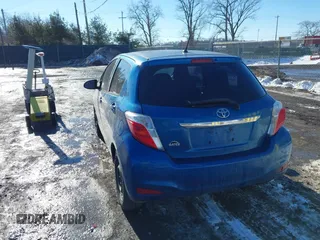 2013 Toyota Yaris L with VIN JTDKTUD32DD545255, listed as a IAAI auction lot 41356657 with 170,692 mi miles. Bid and sale history available at carsss.com. Image 3.