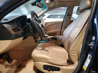 2006 BMW 5 Series 530xi with VIN WBANF73596CU21336, listed as a Copart auction lot 52828545 with 166,092 mi miles and Salvage Title. Bid and sale history available at DreamBid. Image 7.