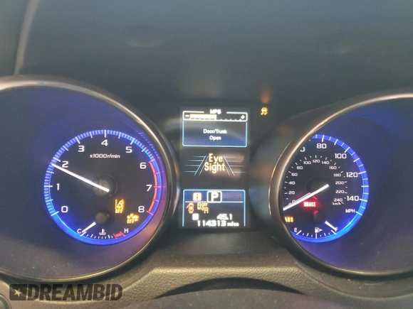 2016 Subaru Legacy Limited with VIN 4S3BNAN63G3025206, listed as a Copart auction lot 61668595 with 114,313 mi miles and Salvage title. Bid and sale history available at DreamBid. Image 9.