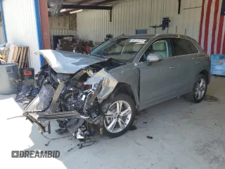 2024 Audi Q3 S line Premium Plus with VIN WA1EECF30R1097907, listed as a Copart auction lot 60131075 with 4,268 mi miles and Salvage title. Bid and sale history available at DreamBid. Image 1.