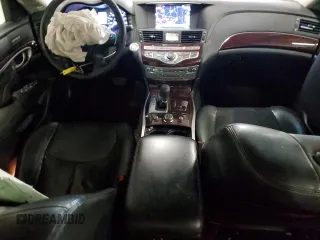 2013 Infiniti M37 with VIN JN1BY1AR0DM604816, listed as a Copart auction lot 85498034 with 126,807 mi miles and Salvage Title. Bid and sale history available at carsss.com. Image 8.