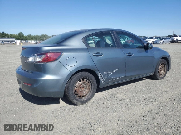 2013 Mazda 3 i SV with VIN JM1BL1TGXD1784850, listed as a Copart auction lot 56801595 with 248,473 mi miles and Clean Title. Bid and sale history available at DreamBid. Image 3.