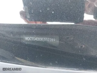 2019 Mercedes-Benz GLA with VIN WDCTG4EB0KJ552289, listed as a IAAI auction lot 41229473 with 89,897 mi miles. Bid and sale history available at carsss.com. Image 9.