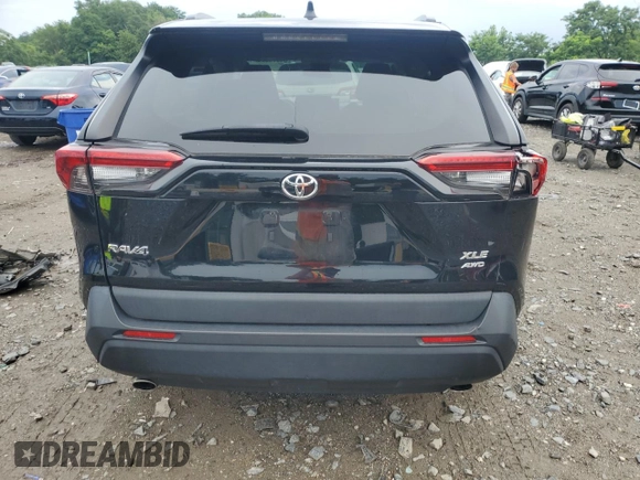 2022 Toyota RAV4 XLE with VIN 2T3P1RFV8NC312140, listed as a Copart auction lot 64375005 with 22,129 mi miles and Salvage title. Bid and sale history available at DreamBid. Image 6.