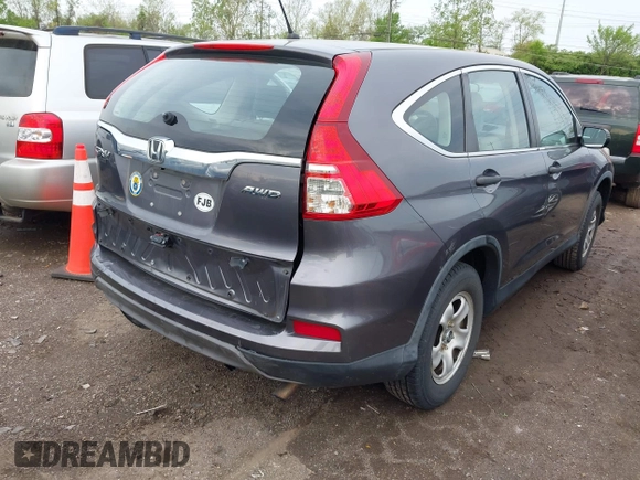 2015 Honda CR-V LX with VIN 5J6RM4H38FL042550, listed as a IAAI auction lot 42119148 with 204,104 mi miles and . Bid and sale history available at DreamBid. Image 4.
