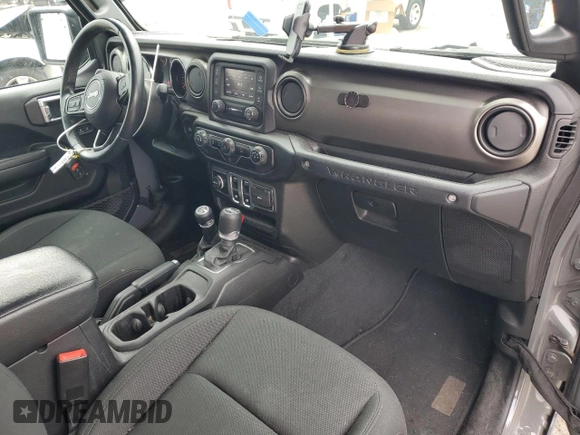 2020 Jeep Wrangler Sport S with VIN 1C4GJXAN8LW130902, listed as a Copart auction lot 53891425 with 64,858 mi miles and Salvage title. Bid and sale history available at DreamBid. Image 8.
