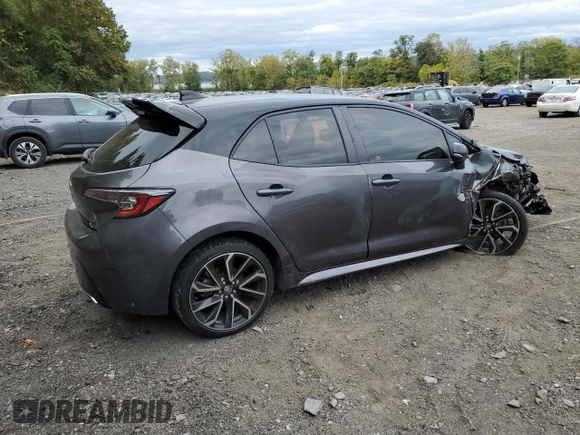 2021 Toyota Corolla Hatchback XSE with VIN JTNC4MBE9M3105640, listed as a Copart auction lot 72458064 with 92,465 mi miles and Salvage Title. Bid and sale history available at carsss.com. Image 3.