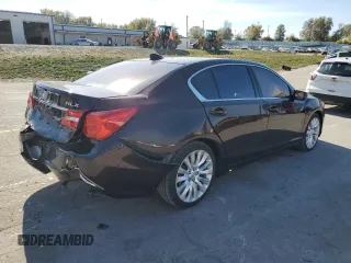 2014 Acura RLX Advance Pkg with VIN JH4KC1F91EC003294, listed as a Copart auction lot 78440374 with 96,114 mi miles and Salvage Title. Bid and sale history available at carsss.com. Image 3.