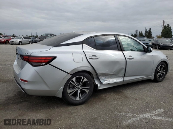 2020 Nissan Sentra SV z VIN 3N1AB8CV4LY222526, wystawiony jako Copart lot #53543915 z przebiegiem 54 974 mil mil oraz Szkoda całkowita • Salvage title. Historia ofert i sprzedaży dostępna na DreamBid. Obrazek 3.