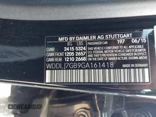 2016 Mercedes-Benz CLS 63 S AMG с VIN WDDLJ7GB9GA161418, выставлен на аукционе IAAI как лот 42083537 с пробегом 77 763 миль миль и . История ставок и продаж доступна на DreamBid. Изображение 9.
