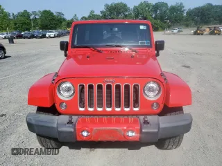 2017 Jeep Wrangler Unlimited Sahara with VIN 1C4HJWEG3HL610297, listed as a Copart auction lot 62060865 with 43,274 mi miles and Salvage title. Bid and sale history available at DreamBid. Image 5.