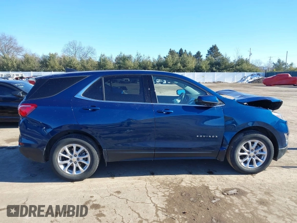2020 Chevrolet Equinox LT with VIN 2GNAXUEV6L6185542, listed as a IAAI auction lot 41409792 with 56,533 mi miles and . Bid and sale history available at DreamBid. Image 12.