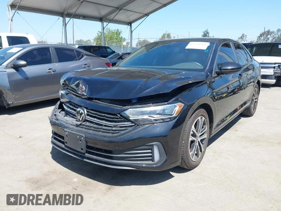 2023 Volkswagen Jetta Sport with VIN 3VWBM7BU1PM041957, listed as a IAAI auction lot 42293989 with 31,737 mi miles and . Bid and sale history available at DreamBid. Image 17.