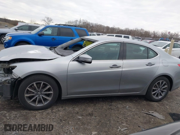 2019 Acura TLX with VIN 19UUB1F3XKA009435, listed as a IAAI auction lot 40999644 with 65,811 mi miles. Bid and sale history available at carsss.com. Image 14.