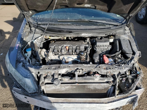 2013 Honda Civic Sdn LX with VIN 2HGFB2F53DH575327, listed as a Copart auction lot 42604245 with 97,670 mi miles and Salvage Title. Bid and sale history available at carsss.com. Image 11.