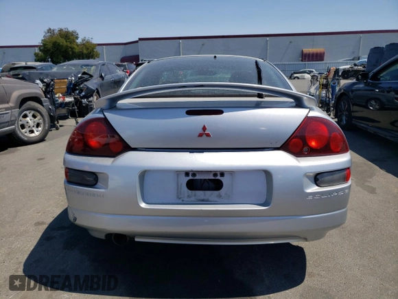 2001 Mitsubishi Eclipse with VIN 4A3AC54H91E179908, listed as a Copart auction lot 62297754 with 116,639 mi miles and Salvage Title. Bid and sale history available at DreamBid. Image 6.