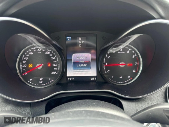 2018 Mercedes-Benz C 300 с VIN WDDWF4KB5JR401867, выставлен на аукционе Copart как лот 65708965 с пробегом 115 749 миль миль и Чистый • Clean title. История ставок и продаж доступна на DreamBid. Изображение 6.