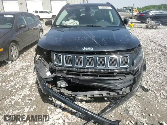 2020 Jeep Compass Limited z VIN 3C4NJCCBXLT187577, wystawiony jako Copart lot #55082235 z przebiegiem 81 387 mil mil oraz Szkoda całkowita • Salvage title. Historia ofert i sprzedaży dostępna na DreamBid. Obrazek 13.
