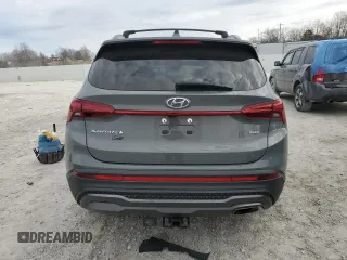 2023 Hyundai Santa Fe XRT with VIN 5NMS6DAJ6PH498902, listed as a Copart auction lot 47312715 with 57,589 mi miles and Salvage Title. Bid and sale history available at carsss.com. Image 6.
