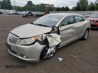 2010 Buick LaCrosse CXS with VIN 1G4GE5EV7AF197406, listed as a Copart auction lot 61729425 with 129,897 mi miles and Salvage title. Bid and sale history available at DreamBid. Image 1.