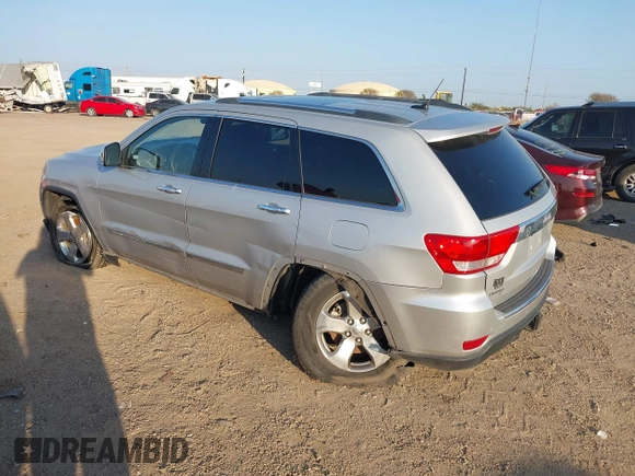 2012 Jeep Grand Cherokee Limited with VIN 1C4RJEBGXCC354137, listed as a IAAI auction lot 40844812 with 110,699 mi miles. Bid and sale history available at carsss.com. Image 3.