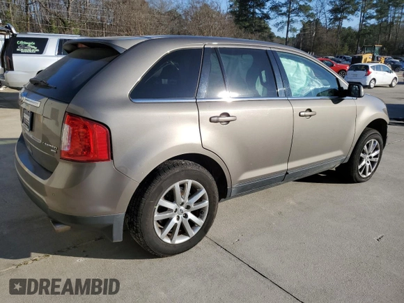 2013 Ford Edge Limited with VIN 2FMDK4KC1DBA69001, listed as a Copart auction lot 46887385 with 133,656 mi miles and Salvage Title. Bid and sale history available at carsss.com. Image 3.