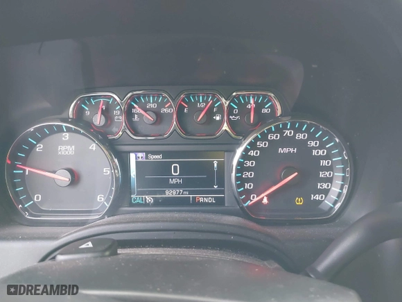 2018 Chevrolet Tahoe LT with VIN 1GNSKBKC8JR396978, listed as a IAAI auction lot 41443944 with 92,977 mi miles. Bid and sale history available at carsss.com. Image 7.
