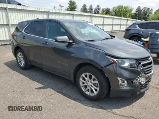 2021 Chevrolet Equinox LT with VIN 3GNAXKEV8ML391995, listed as a Copart auction lot 60400895 with 95,315 mi miles and Salvage title. Bid and sale history available at DreamBid. Image 4.