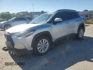 2024 Toyota Corolla Cross LE with VIN 7MUBAAAG0RV103913, listed as a Copart auction lot 58040095 with 49,059 mi miles and Salvage title. Bid and sale history available at DreamBid. Image 1.