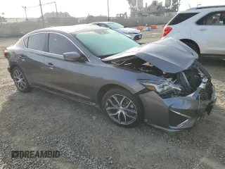 2020 Acura ILX w/Premium Pkg with VIN 19UDE2F79LA012764, listed as a Copart auction lot 45403385 with 28,512 mi miles and Salvage Title. Bid and sale history available at carsss.com. Image 4.