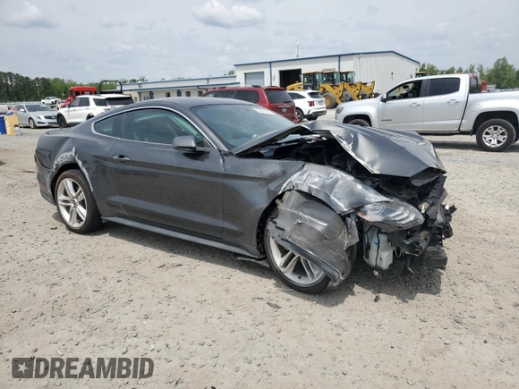2018 Ford Mustang EcoBoost with VIN 1FA6P8TH7J5165186, listed as a Copart auction lot 53796045 with Not provided miles and Salvage title. Bid and sale history available at DreamBid. Image 4.