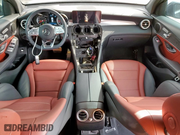 2022 Mercedes-Benz GLC 300 with VIN W1N0G8EB4NV344065, listed as a Copart auction lot 48241895 with 22,024 mi miles and Salvage Title. Bid and sale history available at DreamBid. Image 8.