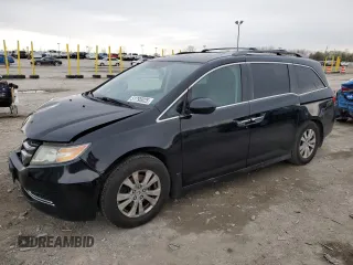 2014 Honda Odyssey EX-L with VIN 5FNRL5H67EB134906, listed as a Copart auction lot 51795025 with 156,703 mi miles and Non repairable. Bid and sale history available at DreamBid. Image 1.