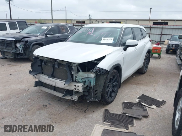 2023 Toyota Highlander L with VIN 5TDKDRAH9PS039652, listed as a IAAI auction lot 41948320 with 127,310 mi miles and . Bid and sale history available at DreamBid. Image 19.