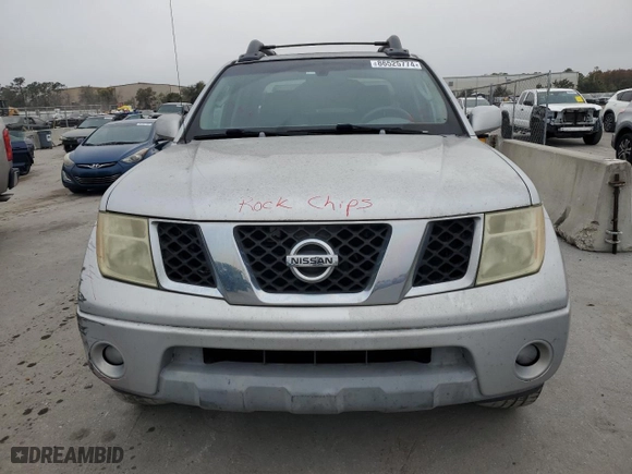 2005 Nissan Frontier 2WD Nismo with VIN 1N6AD07U35C444722, listed as a Copart auction lot 86525774 with 106,449 mi miles and Salvage Title. Bid and sale history available at carsss.com. Image 5.